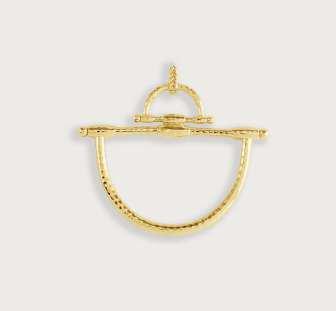 RING SIZE: 5, 6, 7, 8 Cheval Bit Cuff