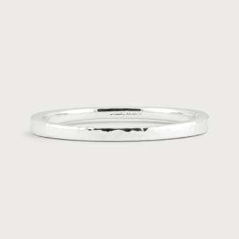 6cm W Farrier Wide Hinged Bangle Sterling Silver
