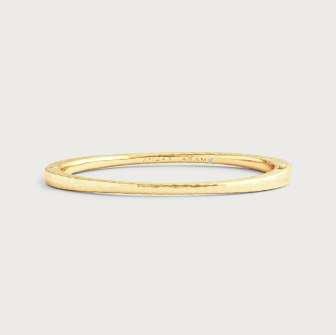Farrier Medium Hoop Earrings Gold