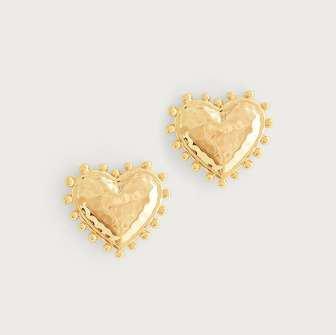 Heart Stud Earrings