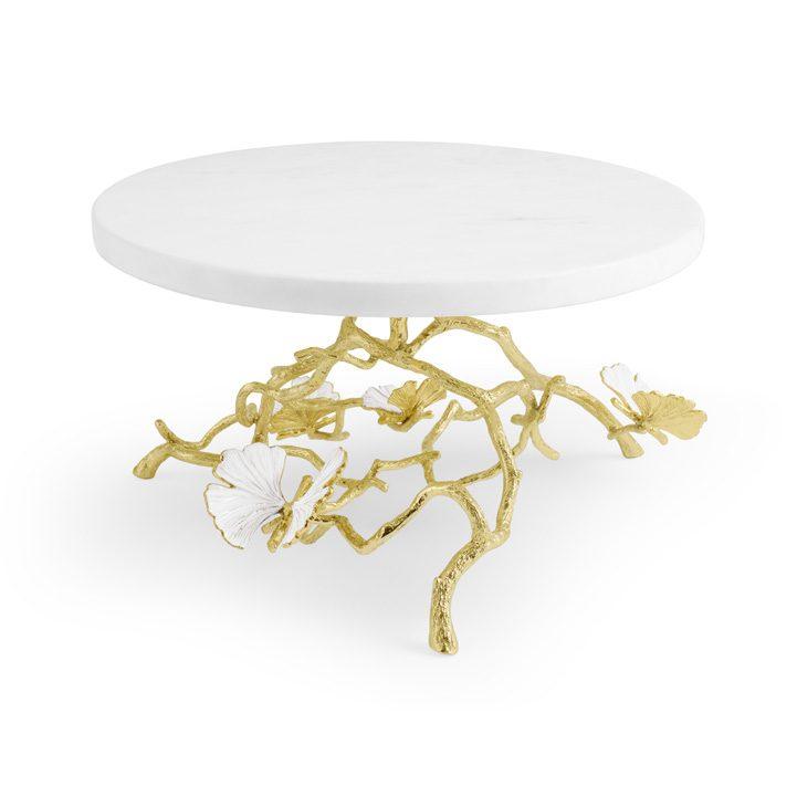 Butterfly Ginkgo Gold Bread Basket