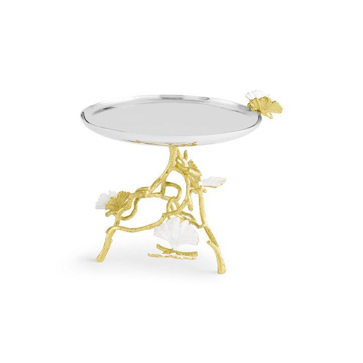 Butterfly Ginkgo Gold Candy Dish