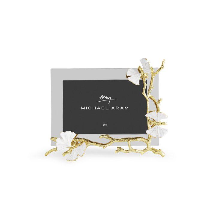 Butterfly Ginkgo Gold 5 x 7 Frame