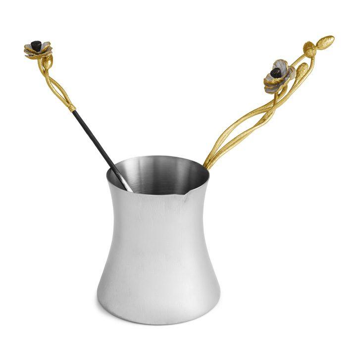 Anemone Large Coffee Pot with Spoon