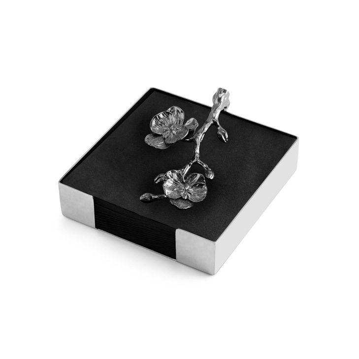 Porcelain Black Orchid Mug