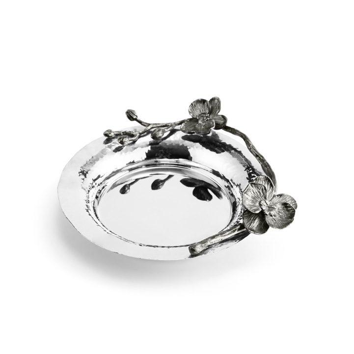 Black Orchid Wine Coaster