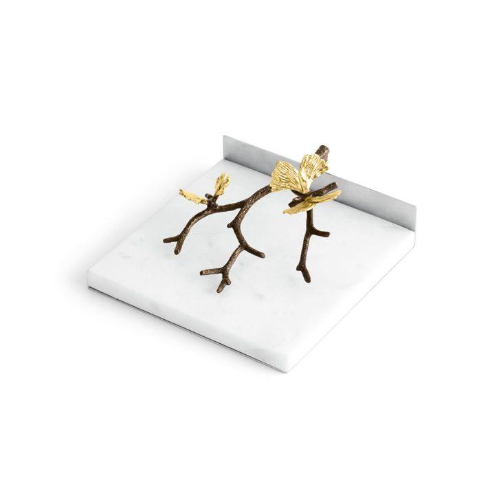 Butterfly Ginkgo Dinner Napkin Holder