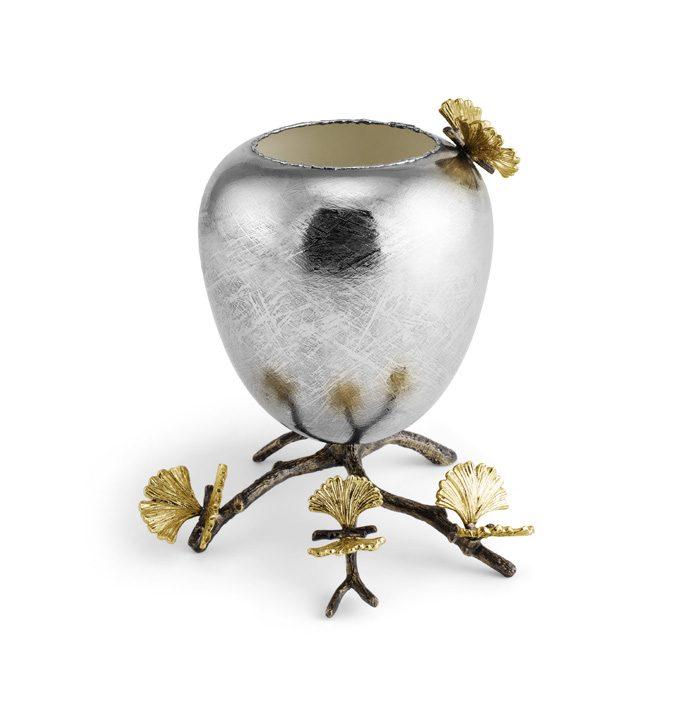 Butterfly Ginkgo Medium Vase