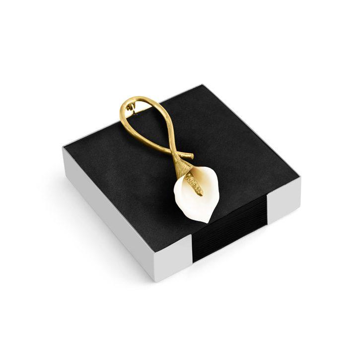 Calla Lily Cocktail Napkin Holder