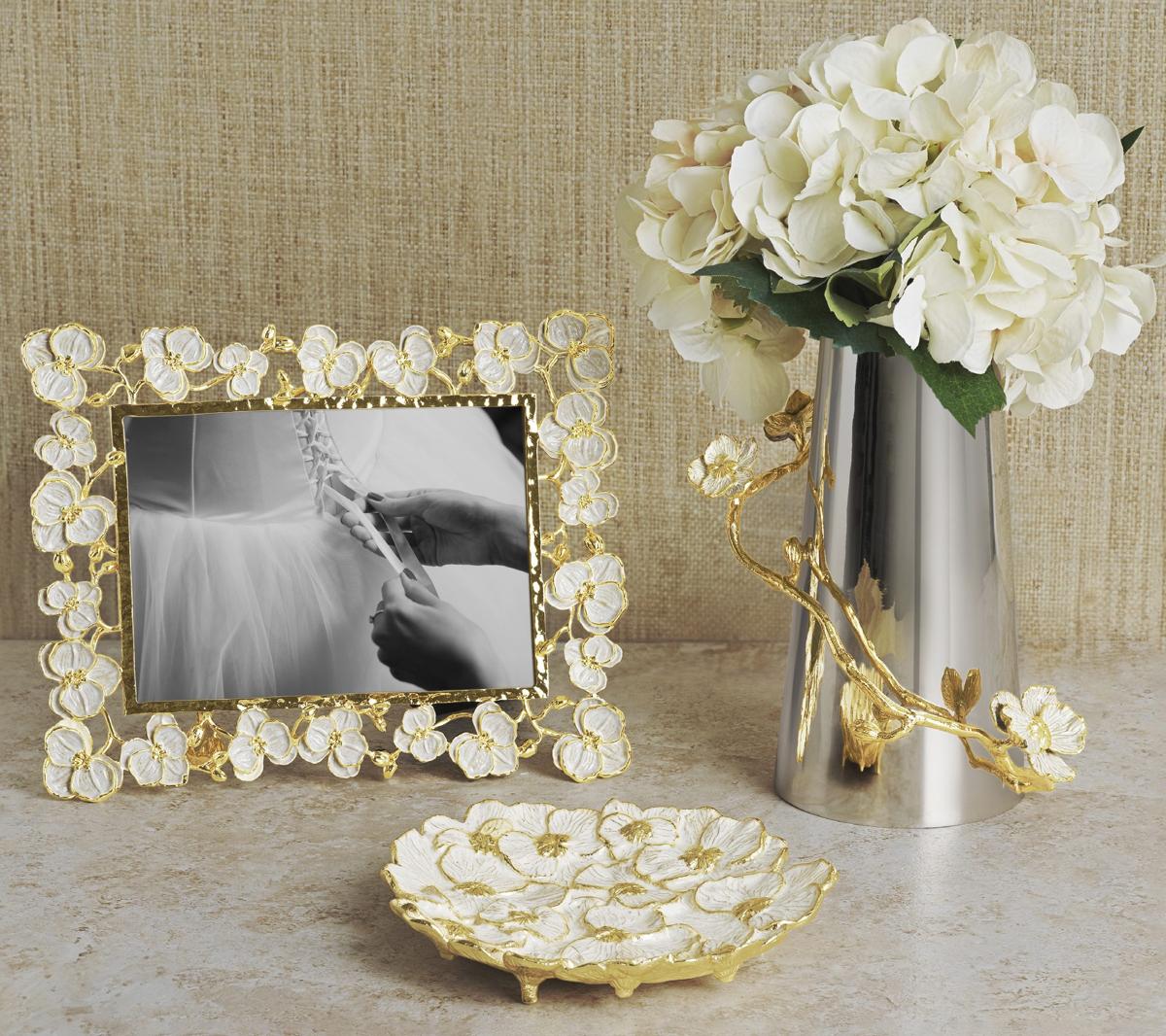 Glass Orchid Sculpted 5 x 7 Frame