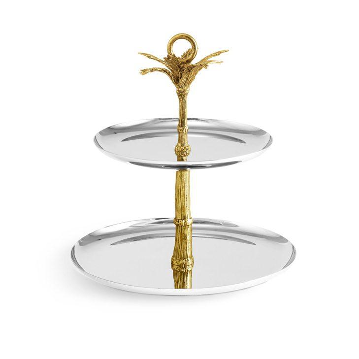 Palm Triple Bowl