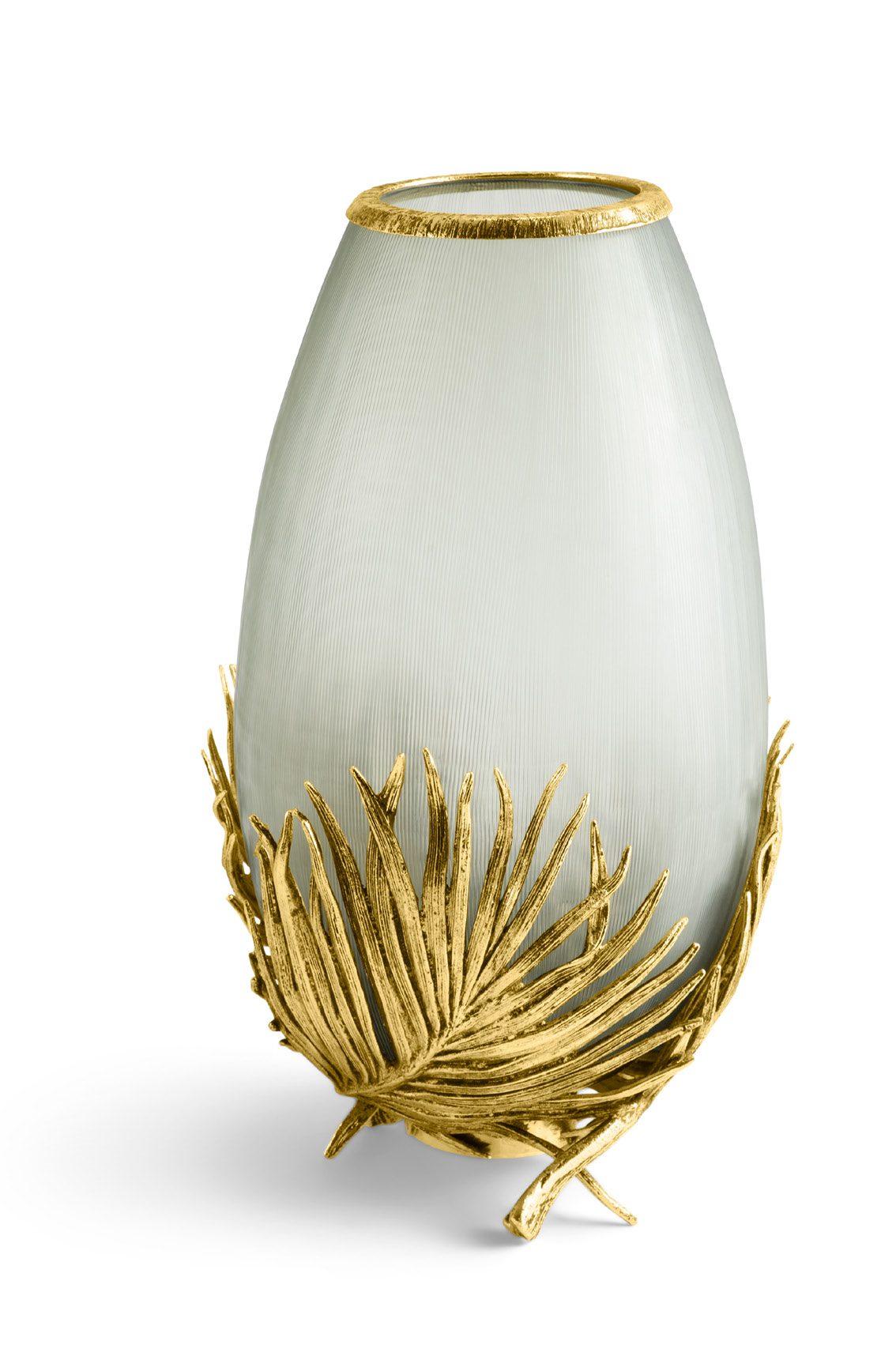 Palm Medium Glass Vase