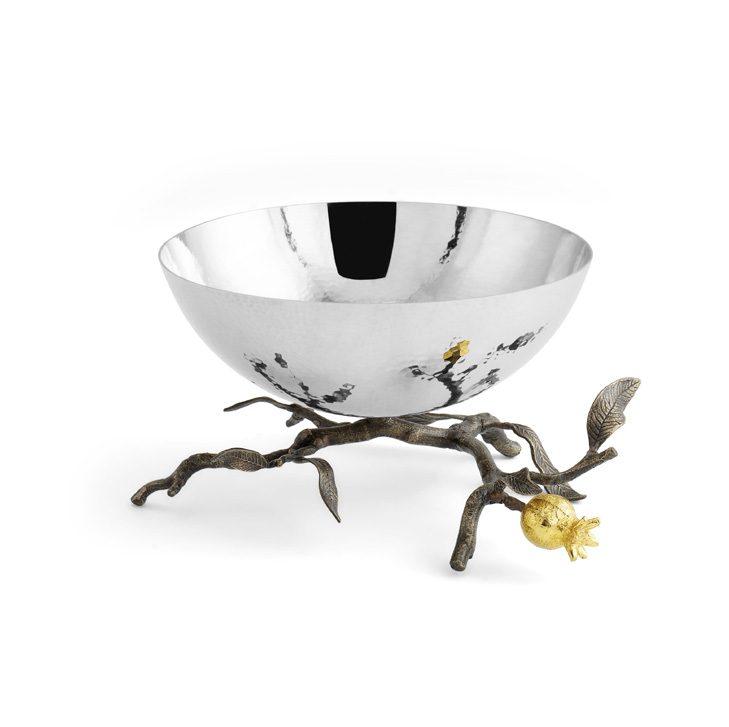 Goldplate 24K Pomegranate Serving Bowl