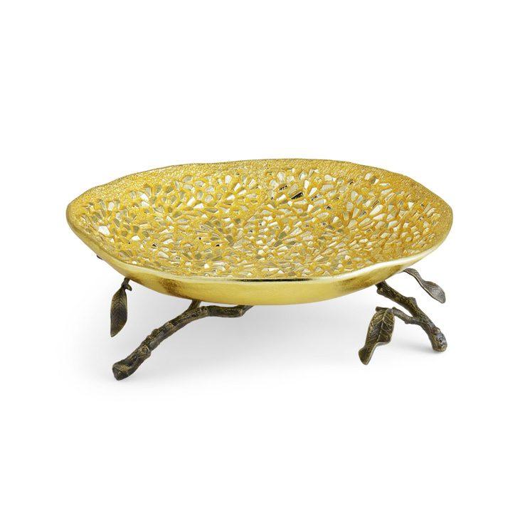 Clear Enamel Pomegranate Small Bone China Bowl