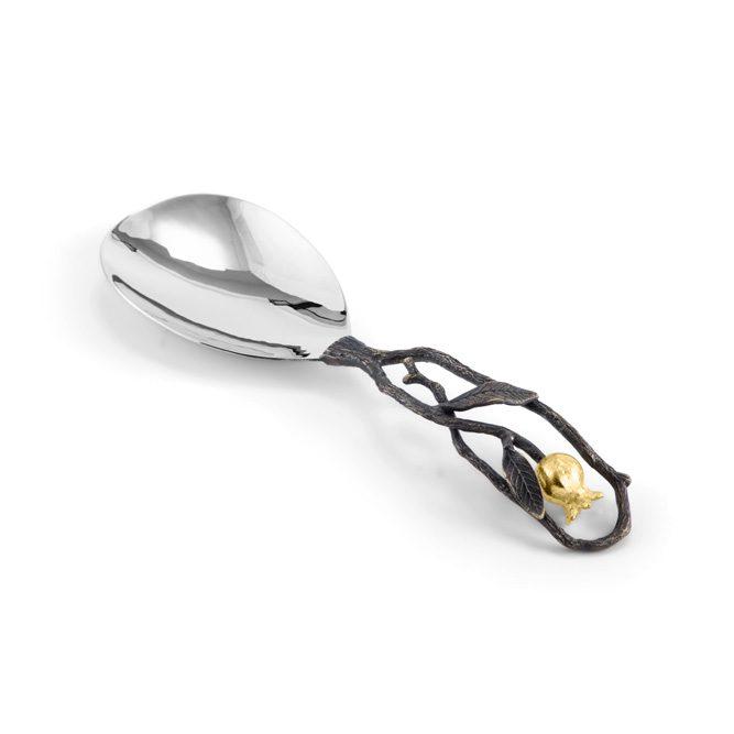 Brass Plate Pomegranate Rice Serving Spoon