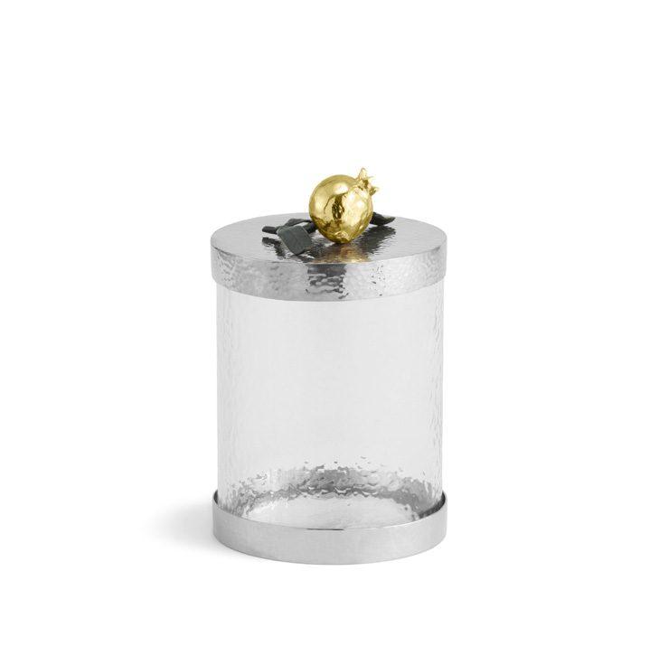 Glass Pomegranate Canister Medium