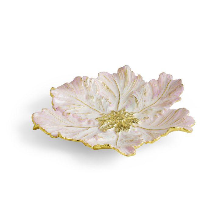 Pink Enamel Tulip Catch All