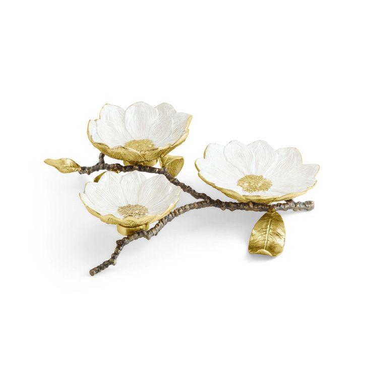 Vintage Bloom Triple Dish