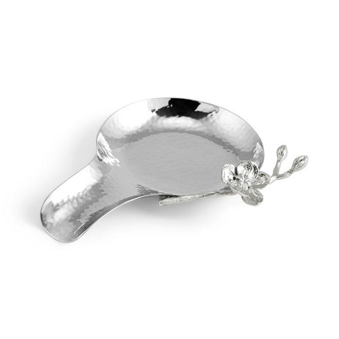 White Orchid Dinner Napkin Holder