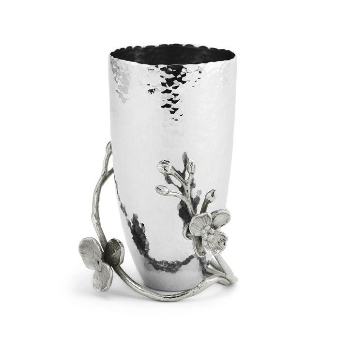 White Orchid Vase Small