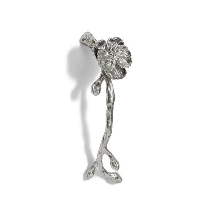 Black Nickelplate Orchid Small Knob