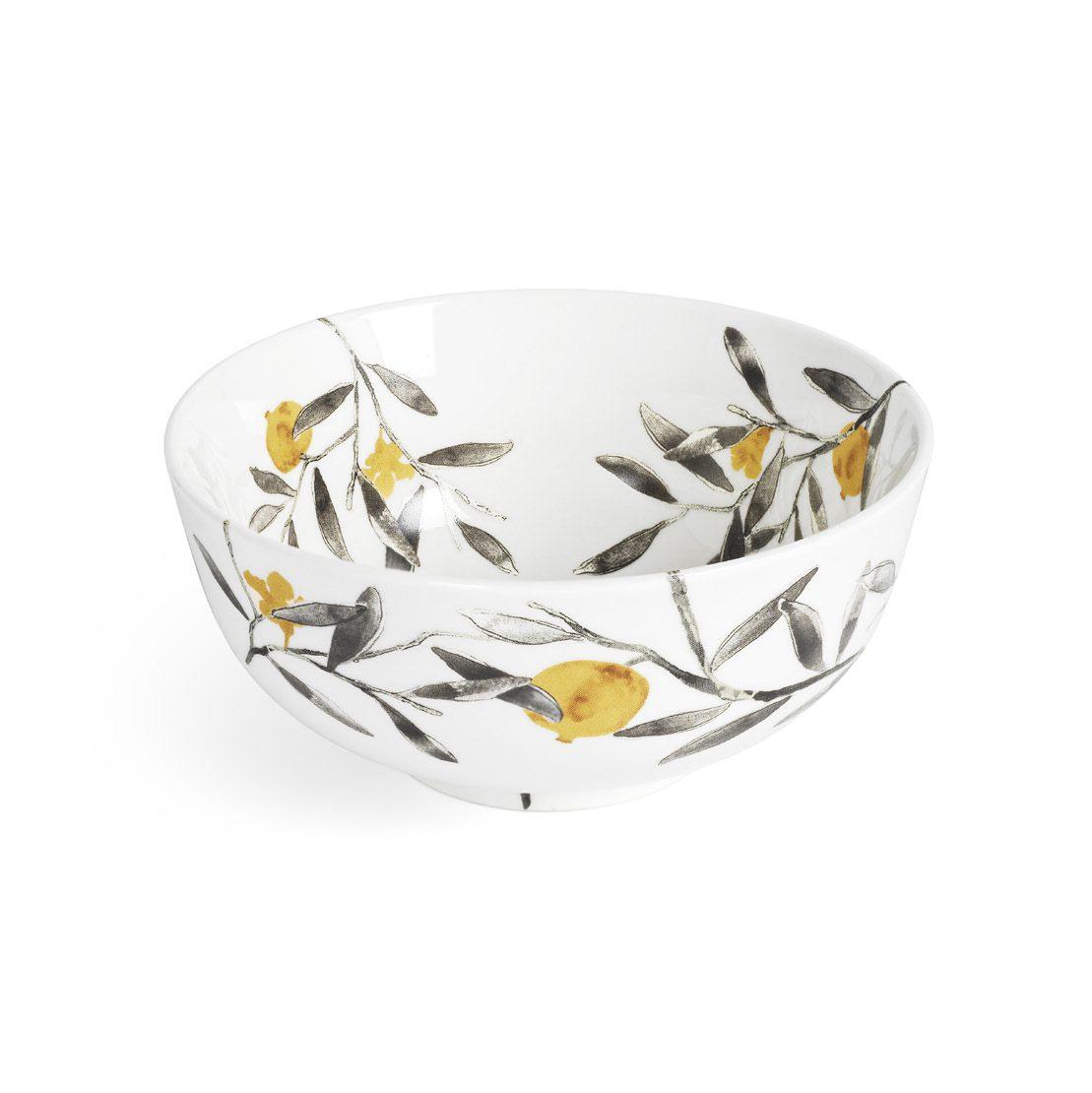 Porcelain Pomegranate Salad Plate