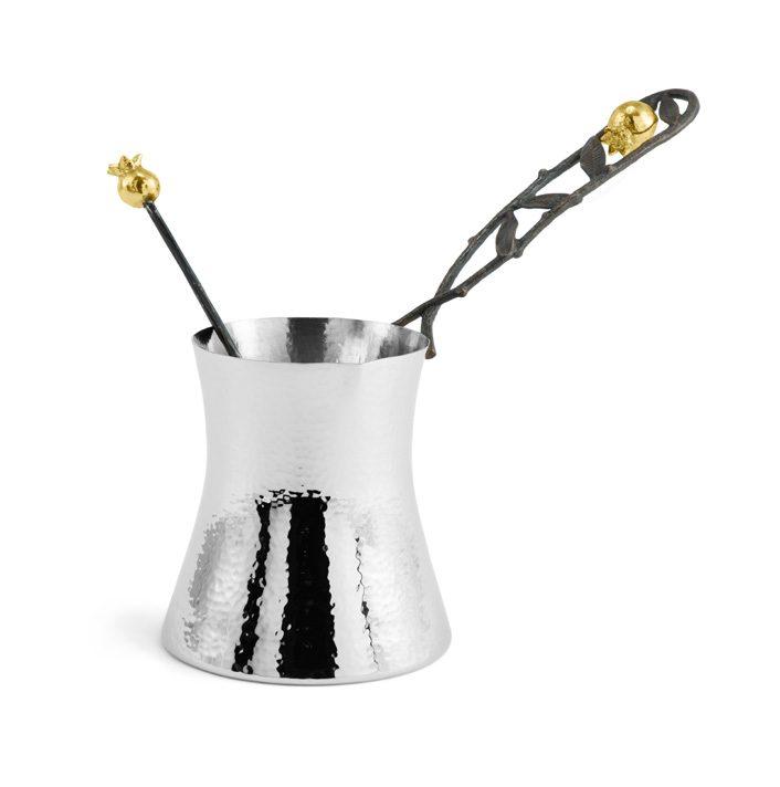 Pomegranate Coffee Pot & Spoon