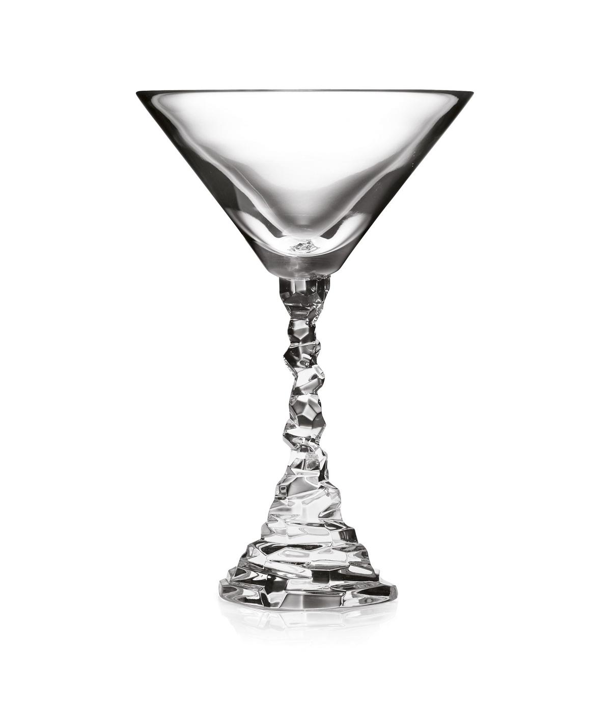 Crystal Rock Martini Glass