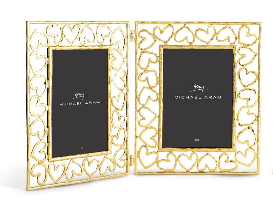 Glass Reflective Gold 5 x 7 Frame