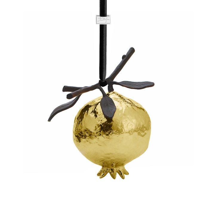 Pomegranate Ornament Gold
