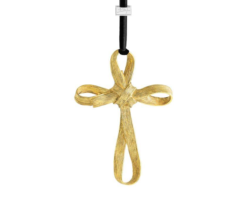 Palm Cross Ornament