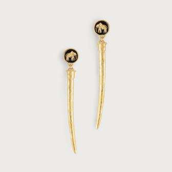 Safari Tusk Drop Earrings