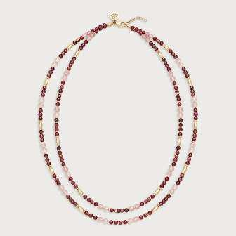 Milos Beaded Necklace - Turquoise