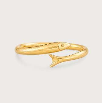 K GOLD PLATED BRASS Milos Soleil Drop Earrings
