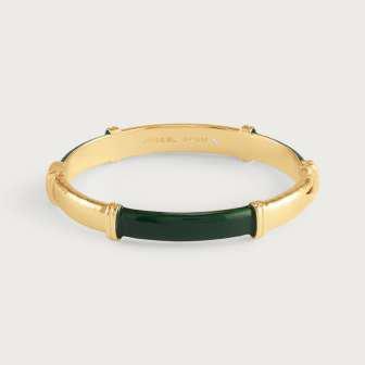 6cm W Forza Bangle - Malachite