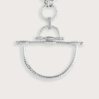 Cheval D Ring Pendant - Silver