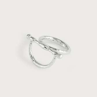 Cheval Medium Bit Pendant - Silver