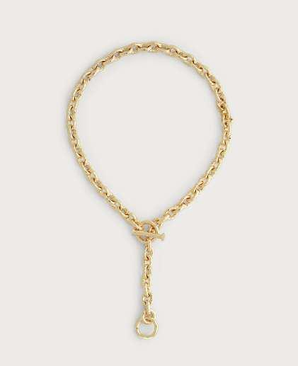 LARIAT LENGTH 40.6cm L Farrier Mixed Metal Triple Ring