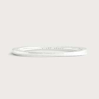 Farrier Huggie Hoop Earrings Sterling Silver