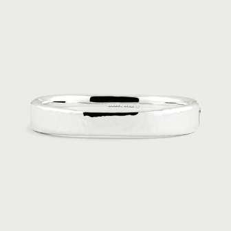 6cm W Farrier Medium Hinged Bangle Sterling Silver