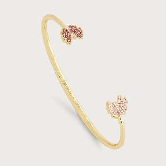 Butterfly Pavé Cuff Bracelet