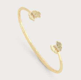 6.98cm W Butterfly Gold Cuff Bracelet