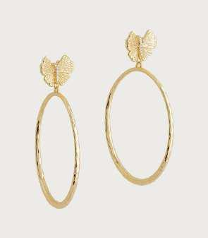 4.4cm W Butterfly Long Station Necklace