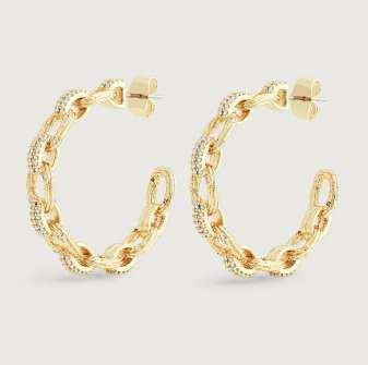 Enchanted Forest Chain Drop Earrings