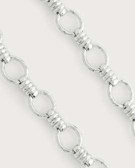 1.27cm W Neptune Chain Necklace - Sterling Silver