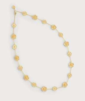 1cm W Wildflowers Station Necklace