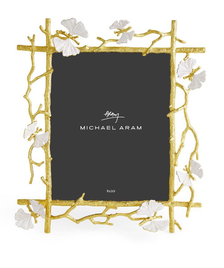Butterfly Ginkgo Gold 8 x 10 Frame