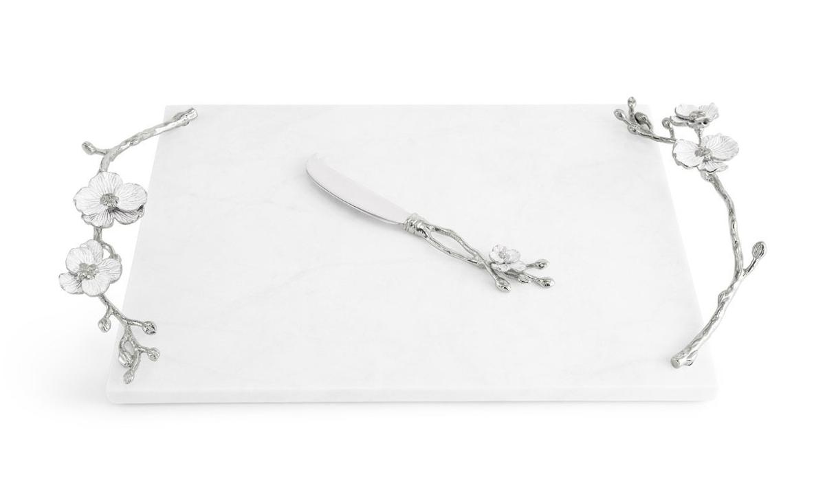Silver Orchid Large Tray