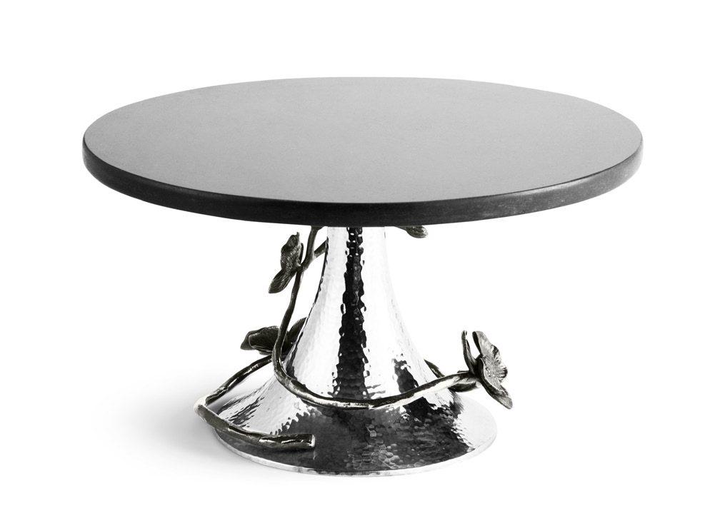 Black Orchid Large Serving Tray