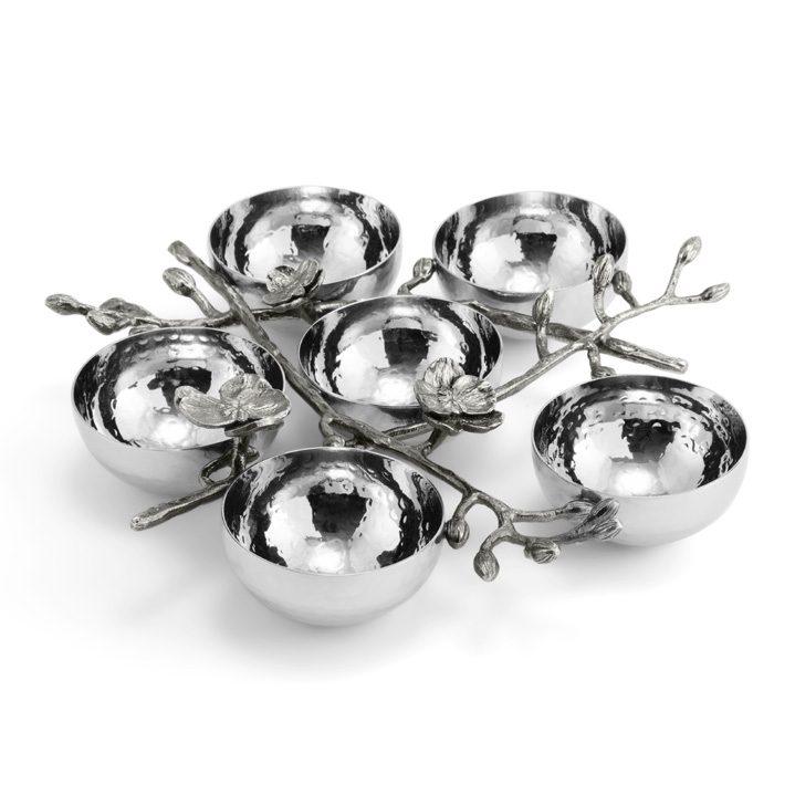 Black Orchid Small Serving Tray